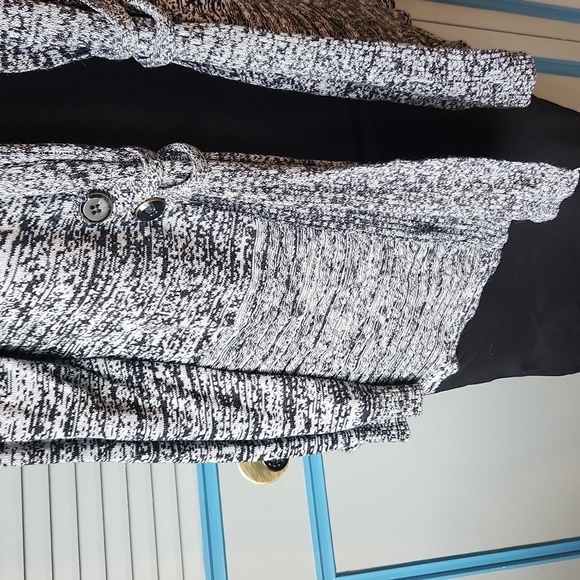 Apt 9 Dark Grey Open Sweater - Picture 6 of 12